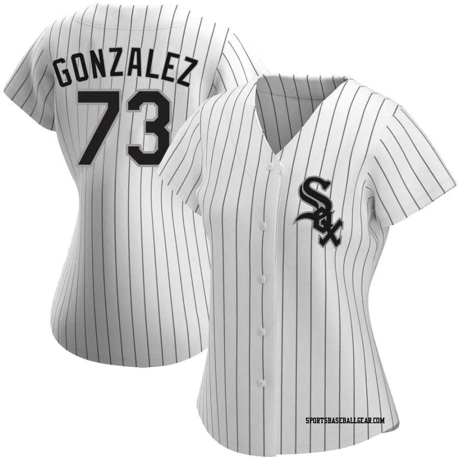 Wikelman Gonzalez Women's Chicago White Sox White Authentic Home Jersey