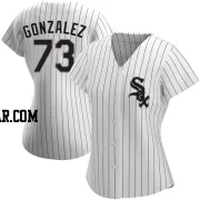 Wikelman Gonzalez Women's Chicago White Sox White Replica Home Jersey