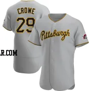 Wil Crowe Men's Pittsburgh Pirates Gray Authentic Road Jersey