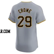 Wil Crowe Men's Pittsburgh Pirates Gray Elite Road Jersey
