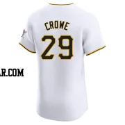 Wil Crowe Men's Pittsburgh Pirates White Elite Home Jersey