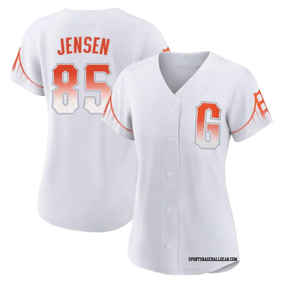 Wil Jensen Women's San Francisco Giants White Authentic 2021 City Connect Jersey