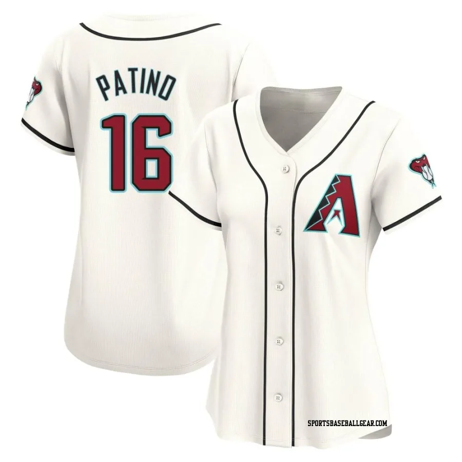 Wilderd Patino Women's Arizona Diamondbacks White Limited Home Jersey