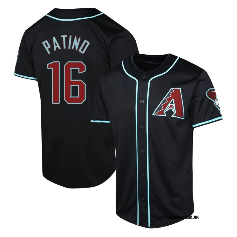 Wilderd Patino Youth Arizona Diamondbacks Black Limited Alternate Jersey