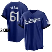 Will Klein Men's Los Angeles Dodgers Royal Replica 2021 City Connect Jersey
