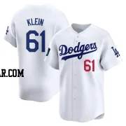 Will Klein Men's Los Angeles Dodgers White Limited 2024 World Tour Seoul Series Home Jersey
