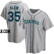 Will Klein Men's Seattle Mariners Gray Replica Road Jersey