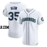 Will Klein Men's Seattle Mariners White Elite Home Jersey