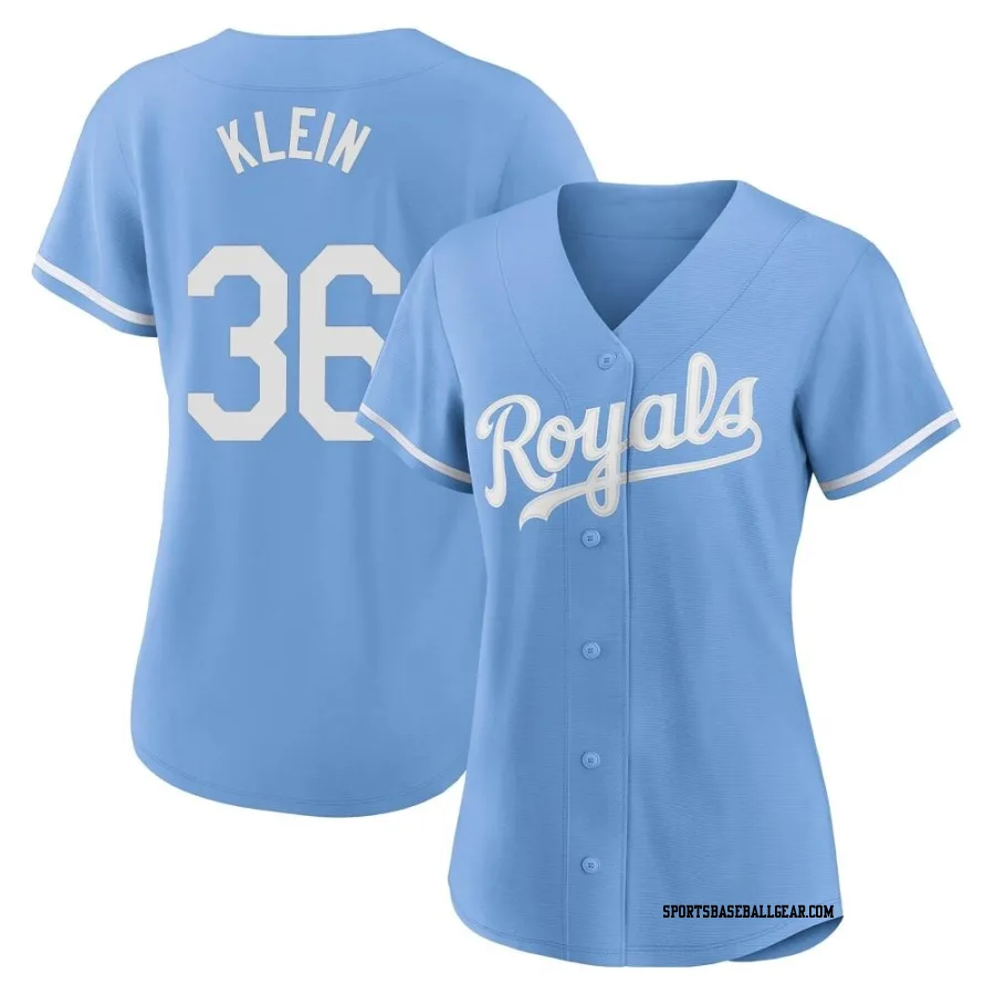 Will Klein Women's Kansas City Royals Light Blue Replica 2022 Alternate Jersey