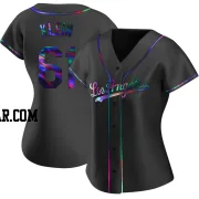 Will Klein Women's Los Angeles Dodgers Black Holographic Replica Alternate Jersey