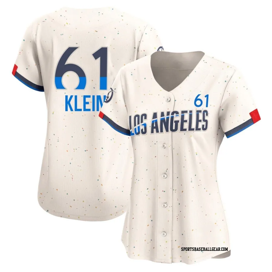 Will Klein Women's Los Angeles Dodgers Cream Limited 2024 City Connect Jersey