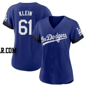 Will Klein Women's Los Angeles Dodgers Royal Authentic 2021 City Connect Jersey