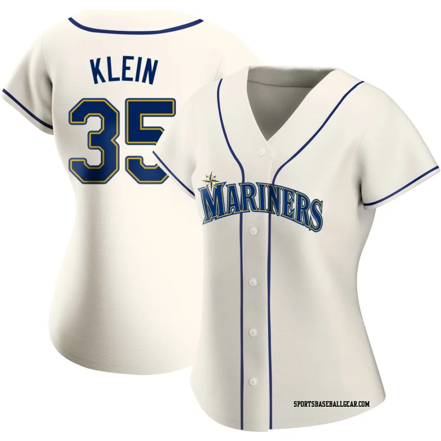 Will Klein Women's Seattle Mariners Cream Replica Alternate Jersey