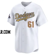 Will Klein Youth Los Angeles Dodgers Gold Limited White 2025 Collection Jersey