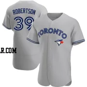 Will Robertson Men's Toronto Blue Jays Gray Authentic Road Jersey