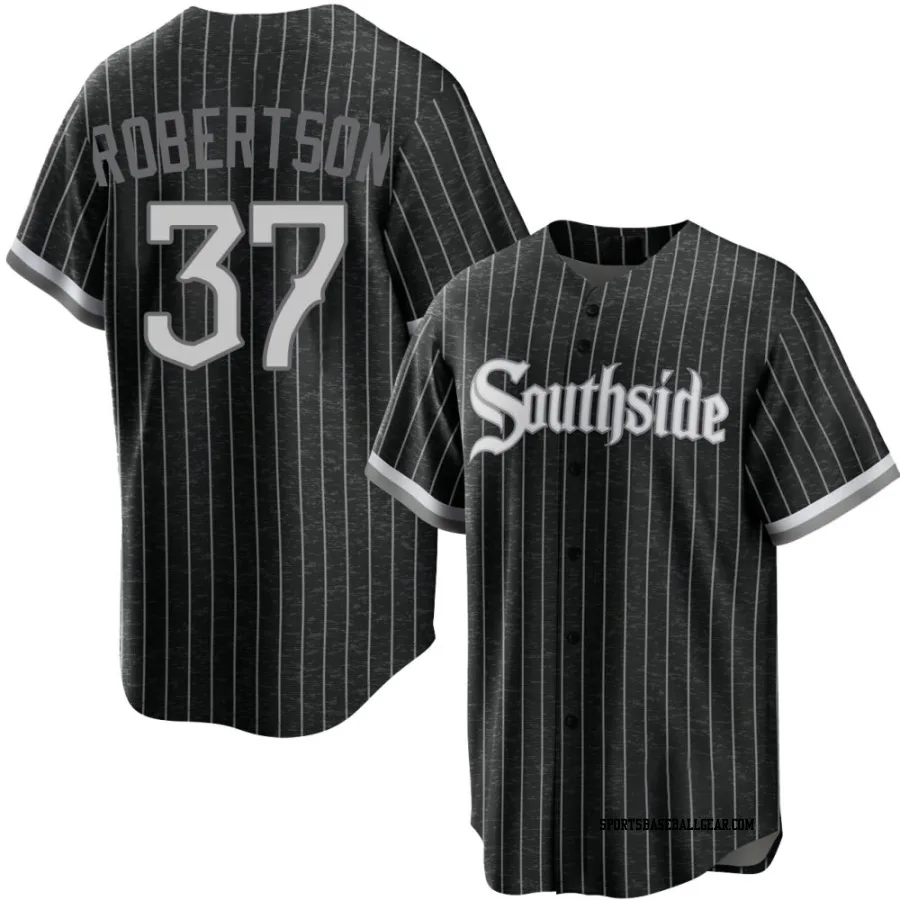 Will Robertson Youth Chicago White Sox Black Replica 2021 City Connect Jersey