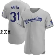 Will Smith Men's Kansas City Royals Gray Authentic Road Jersey