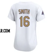 Will Smith Women's Los Angeles Dodgers Gold Limited White 2025 Collection Jersey