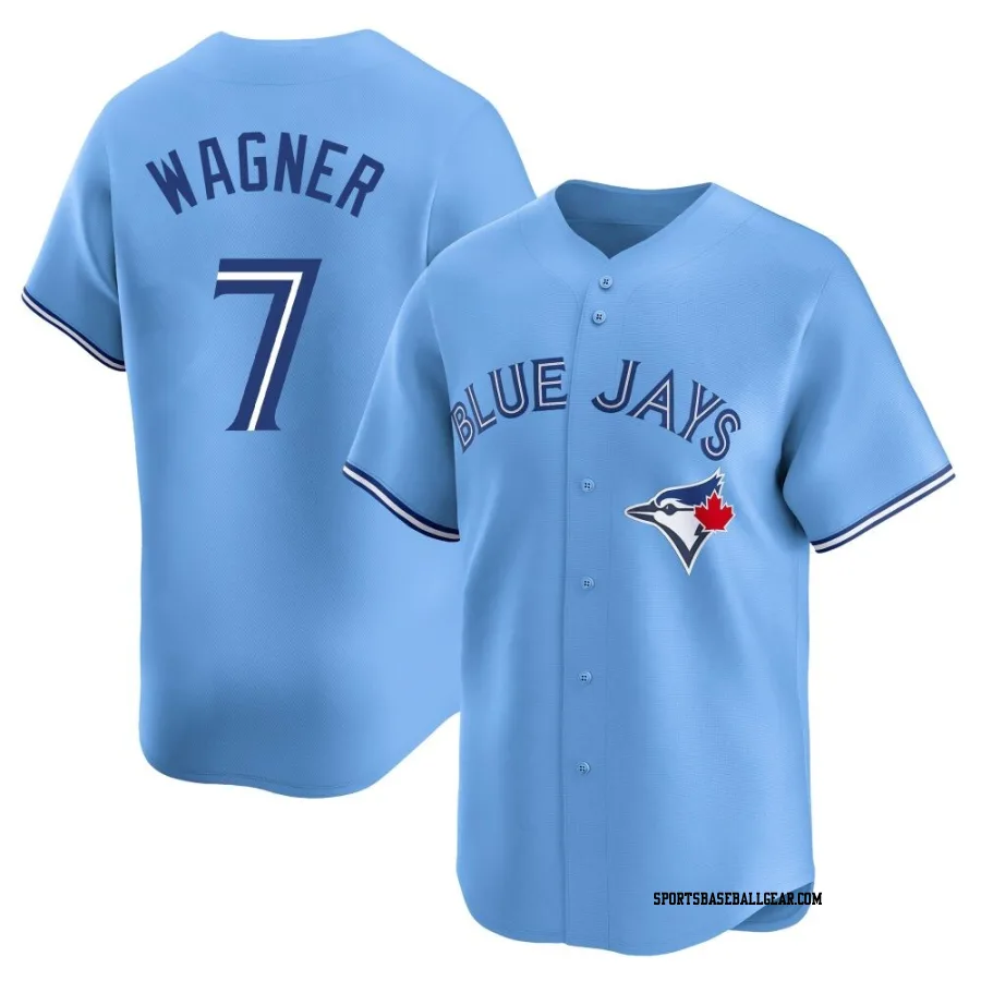 Will Wagner Youth Toronto Blue Jays Blue Limited Powder Alternate Jersey