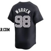 Will Warren Men's New York Yankees Navy Limited Alternate Jersey