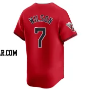Will Wilson Men's Cleveland Guardians Red Limited Alternate Jersey