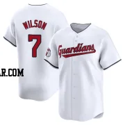 Will Wilson Men's Cleveland Guardians White Limited Home Jersey