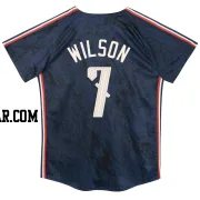 Will Wilson Toddler Cleveland Guardians Navy Limited Preschool & 2024 City Connect Jersey