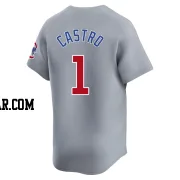 Willi Castro Men's Chicago Cubs Gray Limited Road Jersey