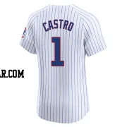 Willi Castro Men's Chicago Cubs White Elite Home Jersey