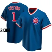 Willi Castro Youth Chicago Cubs Royal Replica Road Cooperstown Collection Jersey
