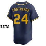 William Contreras Men's Milwaukee Brewers Navy Limited Alternate Jersey