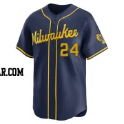 William Contreras Youth Milwaukee Brewers Navy Limited Alternate Jersey