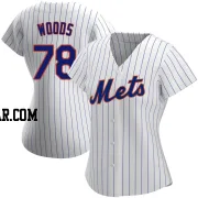 William Woods Women's New York Mets White Replica Home Jersey