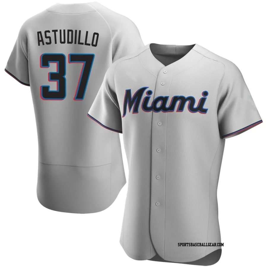 Willians Astudillo Men's Miami Marlins Gray Authentic Road Jersey