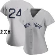 Willie Calhoun Women's New York Yankees Gray Replica 2021 Field of Dreams Jersey