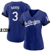 Willie Davis Women's Los Angeles Dodgers Royal Replica 2021 City Connect Jersey