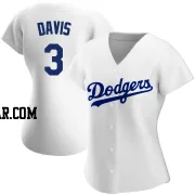 Willie Davis Women's Los Angeles Dodgers White Authentic Home Jersey