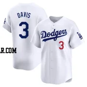 Willie Davis Youth Los Angeles Dodgers White Limited Home Jersey