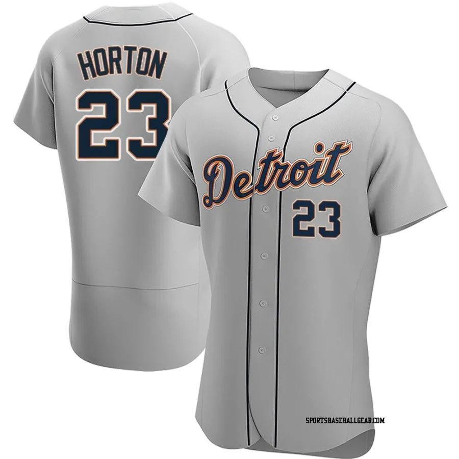 Willie Horton Men's Detroit Tigers Gray Authentic Road Jersey