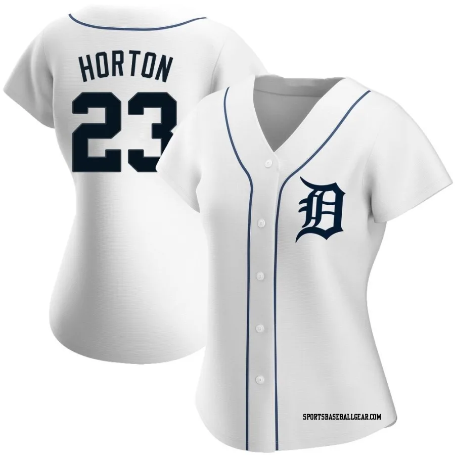 Willie Horton Women's Detroit Tigers White Authentic Home Jersey