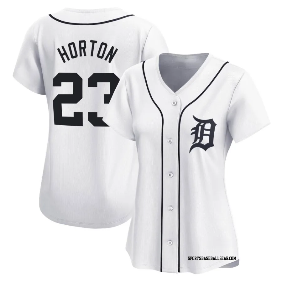 Willie Horton Women's Detroit Tigers White Limited Home Jersey
