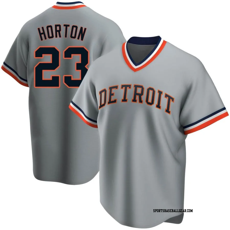 Willie Horton Youth Detroit Tigers Gray Replica Road Cooperstown Collection Jersey