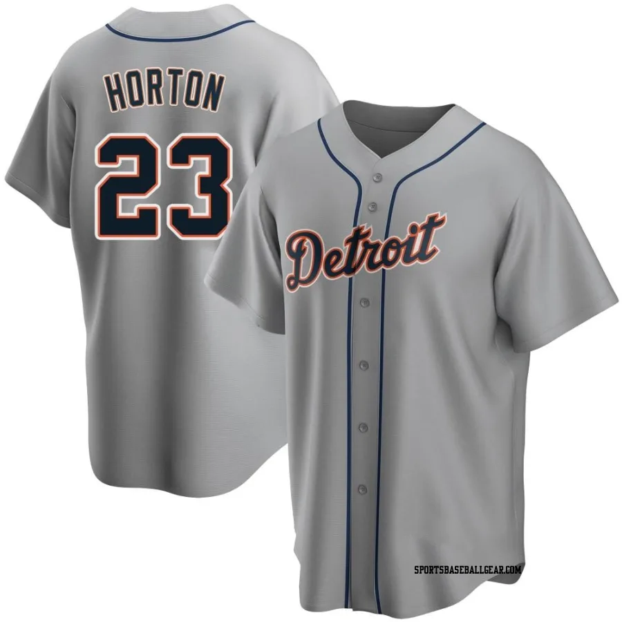 Willie Horton Youth Detroit Tigers Gray Replica Road Jersey