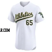 Willie MacIver Men's Oakland Athletics White Elite Home Jersey