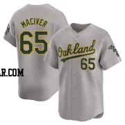 Willie MacIver Youth Oakland Athletics Gray Limited Away Jersey