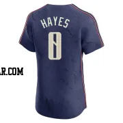 Willie Mays Hayes Men's Cleveland Guardians Navy Elite 2024 City Connect Jersey