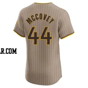 Willie Mccovey Men's San Diego Padres Brown Elite Alternate Jersey