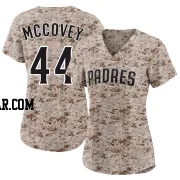 Willie Mccovey Women's San Diego Padres Camo Limited 2nd Alternate Jersey