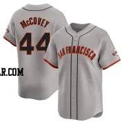 Willie McCovey Youth San Francisco Giants Gray Limited Away Jersey
