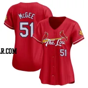 Willie McGee Women's St. Louis Cardinals Red Limited 2024 City Connect Jersey